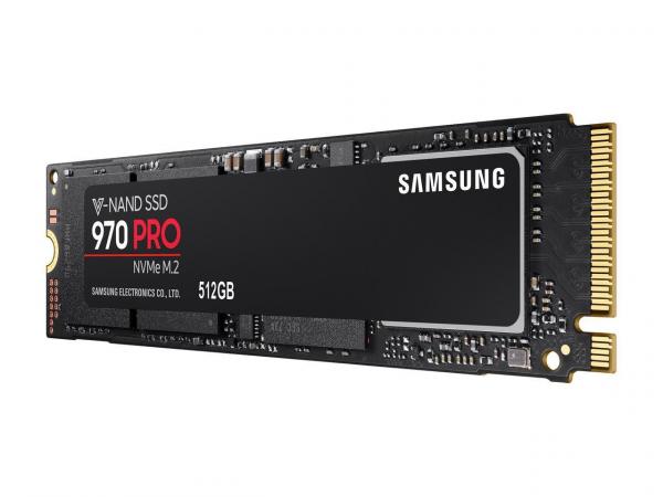 SSD 512GB SAMSUNG 970 PRO M.2 PCIe Gen3.0 X4 NVMe 1.3 V-NAND MLC - Modelo MZ-V7P512BW
