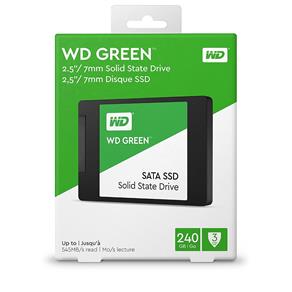 SSD - 2,5pol / SATA3 - 240GB - Green - WDS240G2G0A