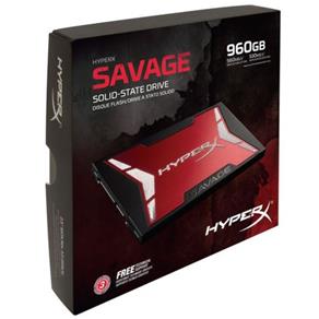 Ssd 960gb Hyperx Savage Sata 3 2.5 7mm C/adapt 9,5mm Shss37a/960g