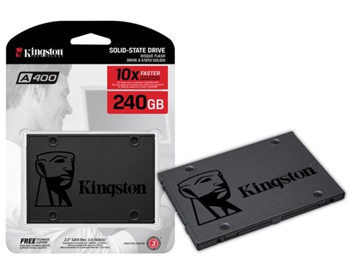 Ssd Desktop Notebook Ultrabook Kingston Sa400s37/240G A400 240Gb 2.5´´ Sata Iii Blister