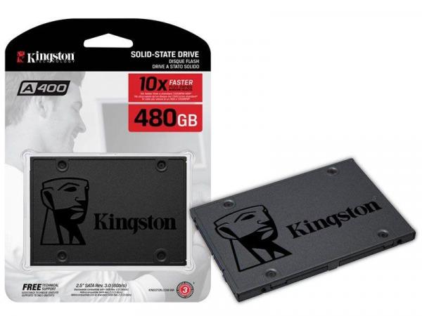 SSD Kingston Desktop Ultrabook A400 480GB 2.5" SATA III BLISTER