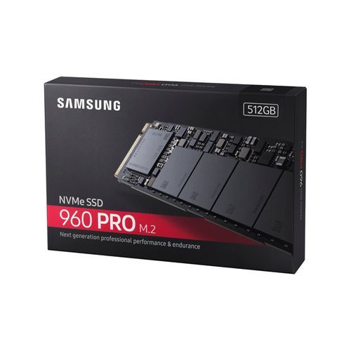 SSD - M.2 (2280 / PCIe NVMe) - 512GB - Samsung 960 Pro - MZ-V6P512BW