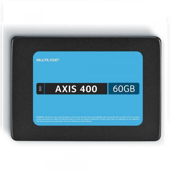 SSD Multilaser 2,5 60GB AXIS 400 GRAVAÇÃO 400 MB/S - SS060