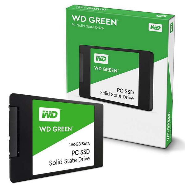 Ssd Wd 120gb Green Sata3 2.5 7mm Wds120g2g0a - Western Digital