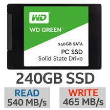 Ssd Wd 240gb Green Sata3 2.5 7mm Wds240g2g0a - Western Digital