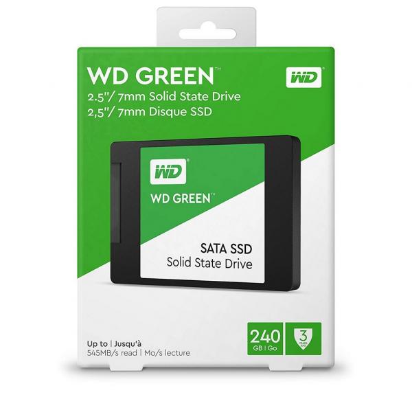 SSD WD Green 240GB 2,5 SATA WDS240G2G0A Western Digital - Western Digital - Wd