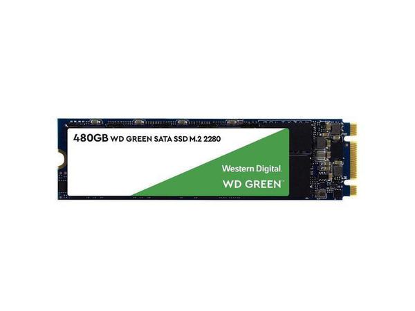 SSD WD Green, 480GB, SATA, Leitura 545MB/s, Gravacao 430MB/s