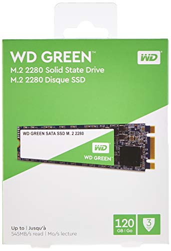 SSD WD Green M.2 2280 120GB Leituras: 545MB/s - WDS120G2G0B