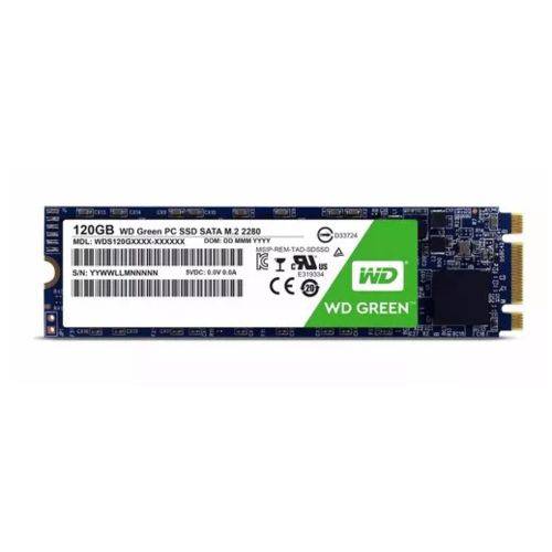 Ssd Wd Green M.2 2280 120gb Leituras: 545mb/s - Wds120g2g0b
