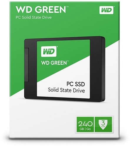 SSD WD (Western Digital) 240GB WD Green SATA III 2.5' - WDS240G2G0A
