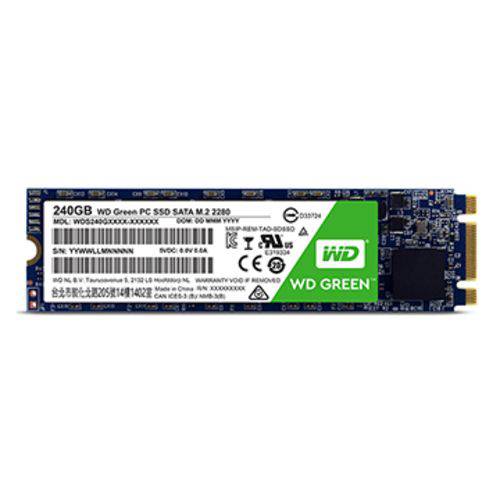 SSD Western Digital Green, M.2, 240GB, SATA 3