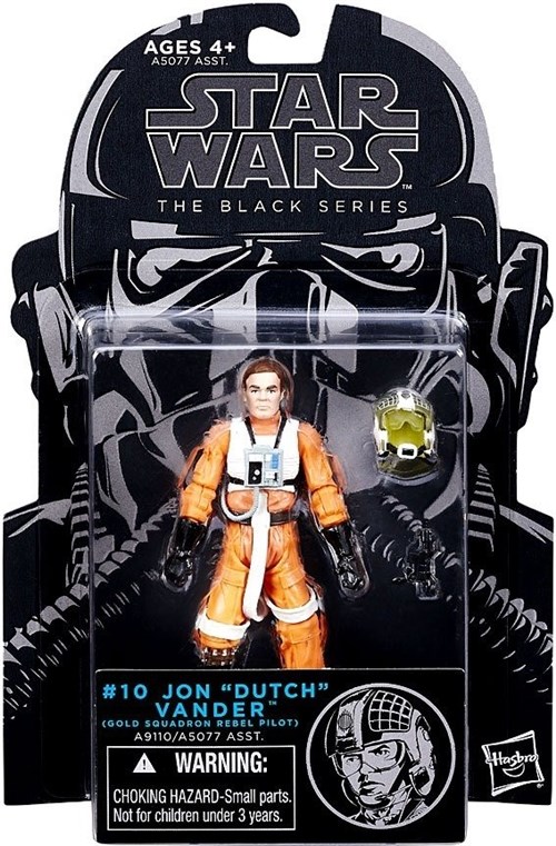 Star Wars Figura Black Jon "dutch" Vander - Hasbro 10 Cm