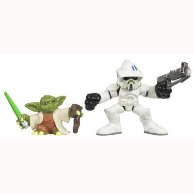 Star Wars Galactic Heroes Yoda e Arf Trooper - Hasbro - Star Wars