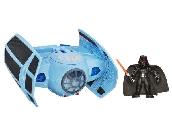 Tudo sobre 'Star Wars Playskool - Tie Advanced Fighter - com Darth Vader - Hasbro'
