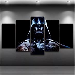 Tudo sobre 'Star Wars Quadro Mosaico 5 Peças 1,20x0,70cm Stw 03'