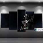 Star Wars - Quadro Mosaico 5 Peças 1,20x0,70cm - Stw 11