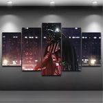 Star Wars Quadro Mosaico 5 Peças 1,20x0,70cm Stw 13