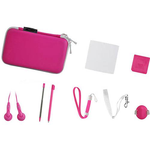 Tamanhos, Medidas e Dimensões do produto Starter Kit Clássico -3DS/DSI/DS Lite - Tech Dealer - Pink