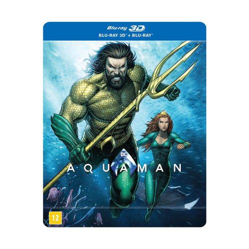 Steelbook Blu Ray e Blu Ray 3D Aquaman