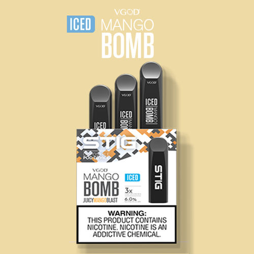 Tudo sobre 'STIG Pod Iced Mango, 3 Unidades, 6mg'