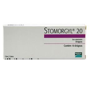 Stomorgyl 20mg Antibiótico Cães e Gatos C/ 10 Comp - Merial