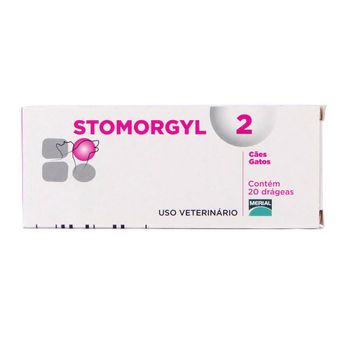 Stomorgyl 2mg Merial P/ Cães e Gatos C/ 20 Comprimidos
