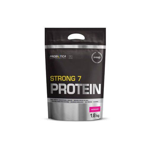 Tudo sobre 'Strong 7 Protein 1,8kg - Morango'
