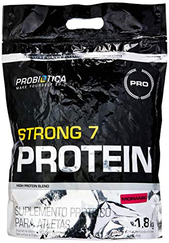 Strong 7 Protein - 1800G Morango - Probiótica, Probiótica