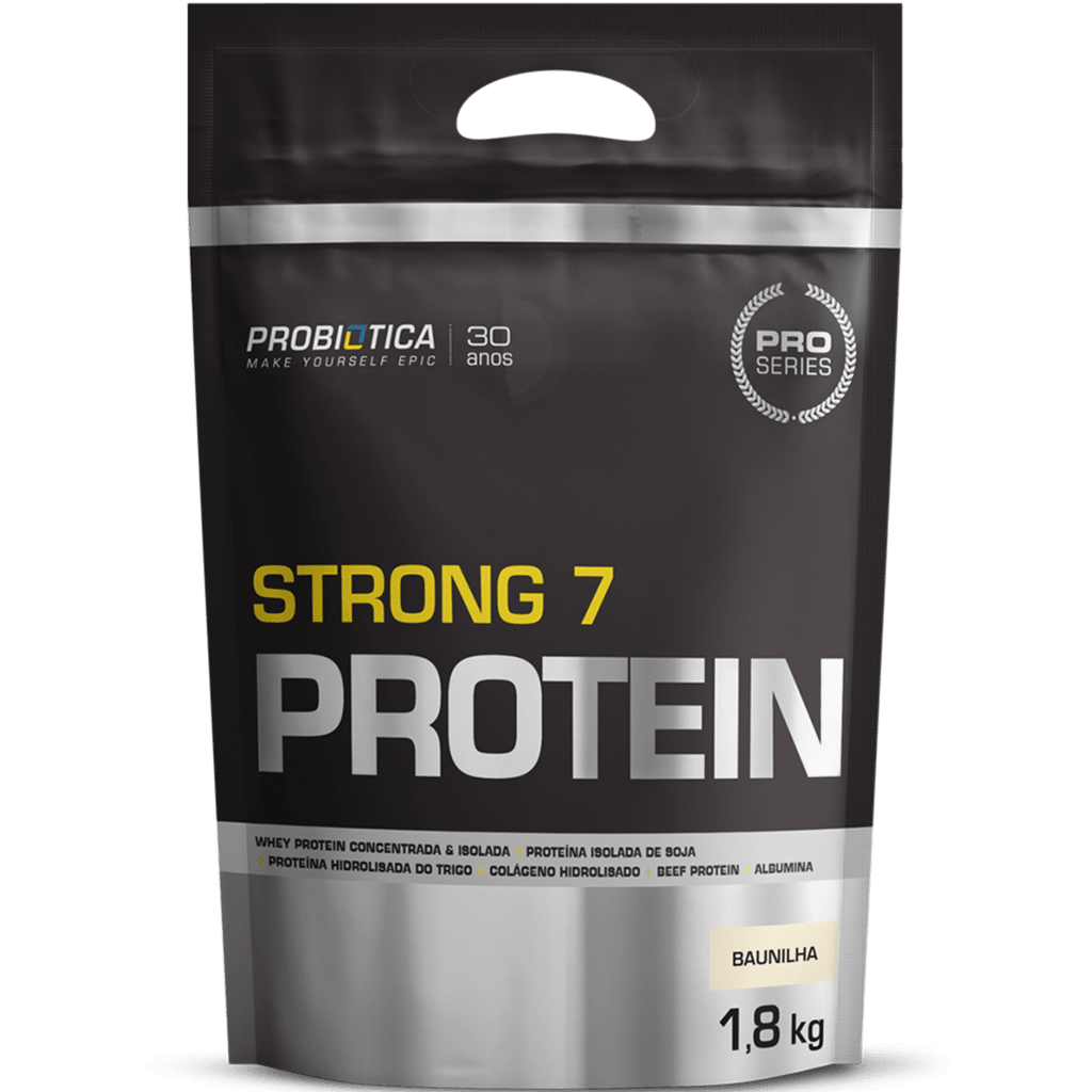 Strong 7 Protein Baunilha 1,8Kg Probiotica