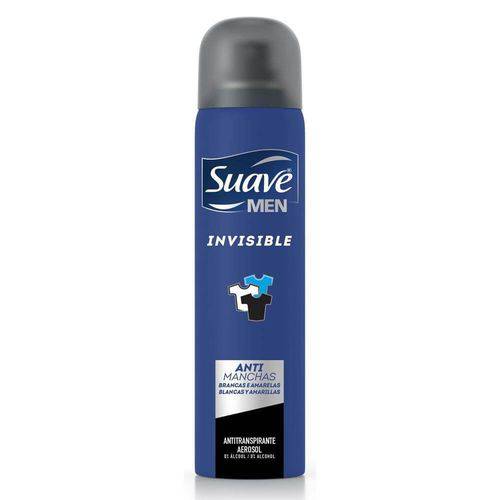 Suave Invisible Desodorante Aerosol Masculino 88g