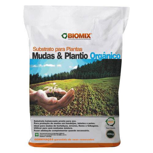 Substrato Biomix Mudas & Plantio Orgânico - 20kg