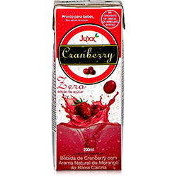 Suco de Cranberry com Morango Zero 200ml - Juxx