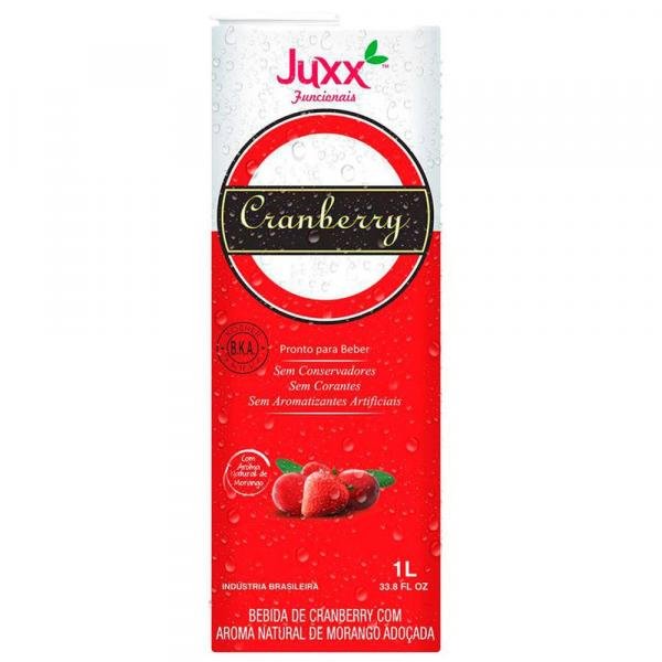 Suco Juxx Cranberry com Morango 1L