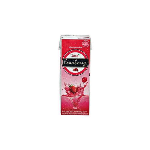 Suco Pronto Juxx Cranberry com Morango Tetra Pack 1L