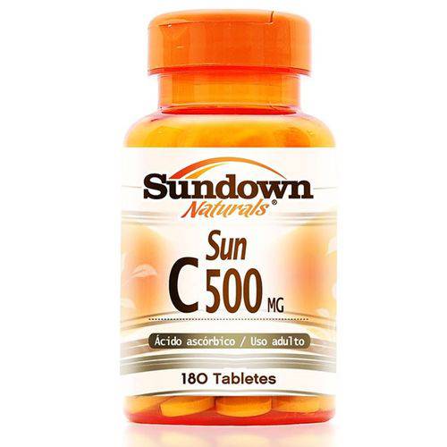 Tudo sobre 'Sun C 500mg 180 Tabs - Sundown Naturals'