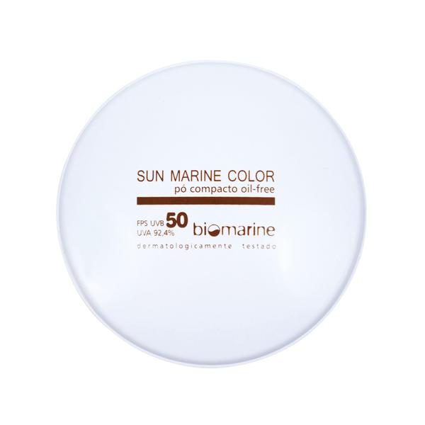Sun Marine Color Pó Compacto FPS50 Biomarine - Canela 12g