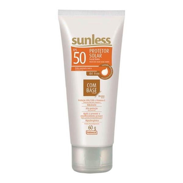 Sunless Fps50 Protetor Facial Base Bronze 60g