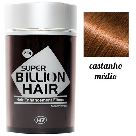 Super Billion Hair 25G - Castanho Médio