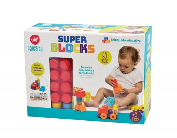 Super Block - 68 Peças - Calesita