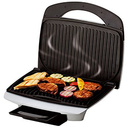 Super Grill Mondial Premium G-01 Prata e Preto