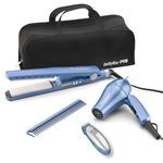 Super Kit Nano Titanium Babyliss PRO Prancha Nano Titanium 220V + Mini Secador + Cortador Palm