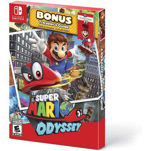 Super Mario Odyssey - Starter Pack - Bonus Traveler's Guide - Nintendo Switch