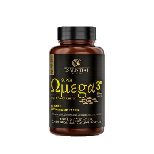 Super Ômega 3 TG 1000mg - 180 Cápsulas - Essential - Essential Nutrition