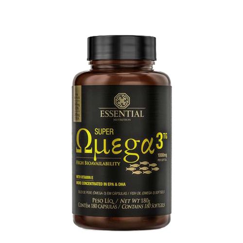 Super Omega 3 Tg 1000mg 180 Cápsulas Essential Nutrition