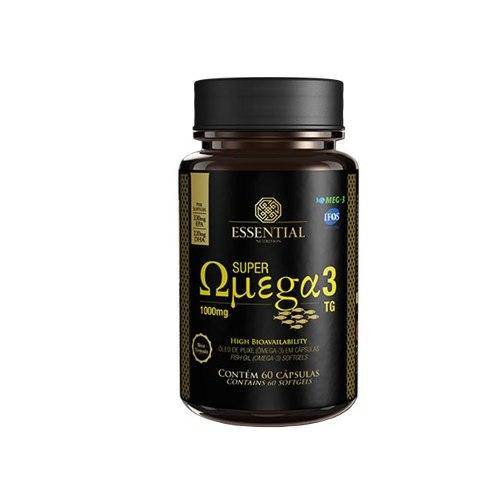 Super Ômega 3 Tg 1000mg- Essential Nutrition (cápsulas) – 60 Softgels