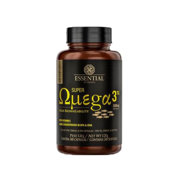 Super Ômega 3 TG 500mg - 240 Cápsulas - Essential - Essential Nutrition