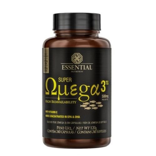 Super Ômega 3 TG 500mg - 240 Cápsulas - Essential Nutrition