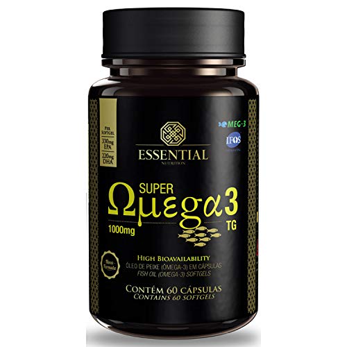 Super Ômega 3 TG - 60 Cápsulas, Essential Nutrition, 1000 Mg