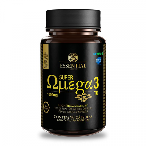 Super Ômega 3 TG Essential Nutrition 90 Cápsulas