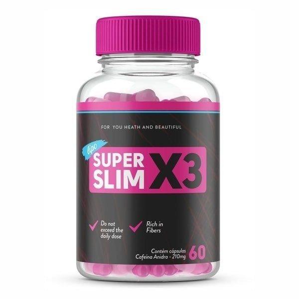 Super Slim X3 - 60 Cápsulas